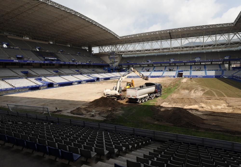 Obras en el Tartiere