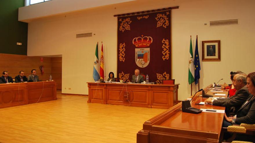 Imagen del pleno celebrado en el Ayuntamiento de Torremolinos.