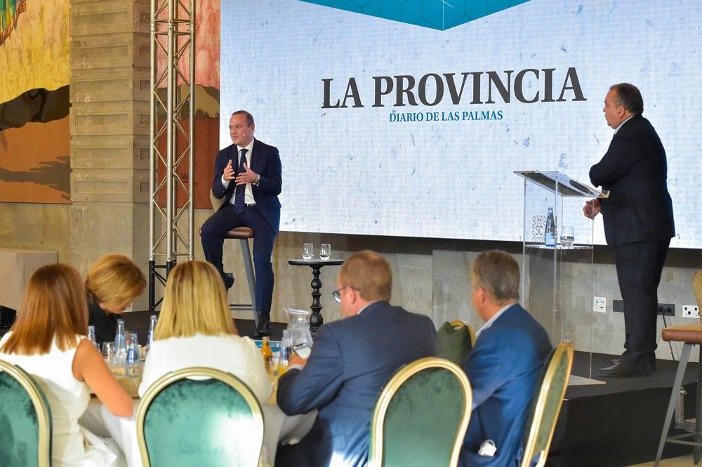 Augusto Hidalgo, en el Foro de Prensa Ibérica en Canarias