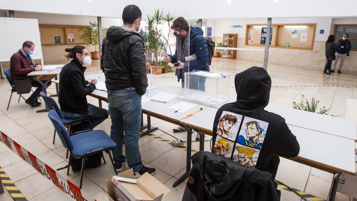 Los catedráticos Amparo Navarro y José Vicente Cabezuelo se disputan este jueves el Rectorado de la UA