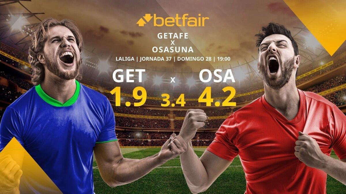 Getafe CF vs. CA Osasuna: alineaciones, horario, TV, estadísticas y pronósticos