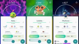 Los nuevos pokémon de Pokémon Go.