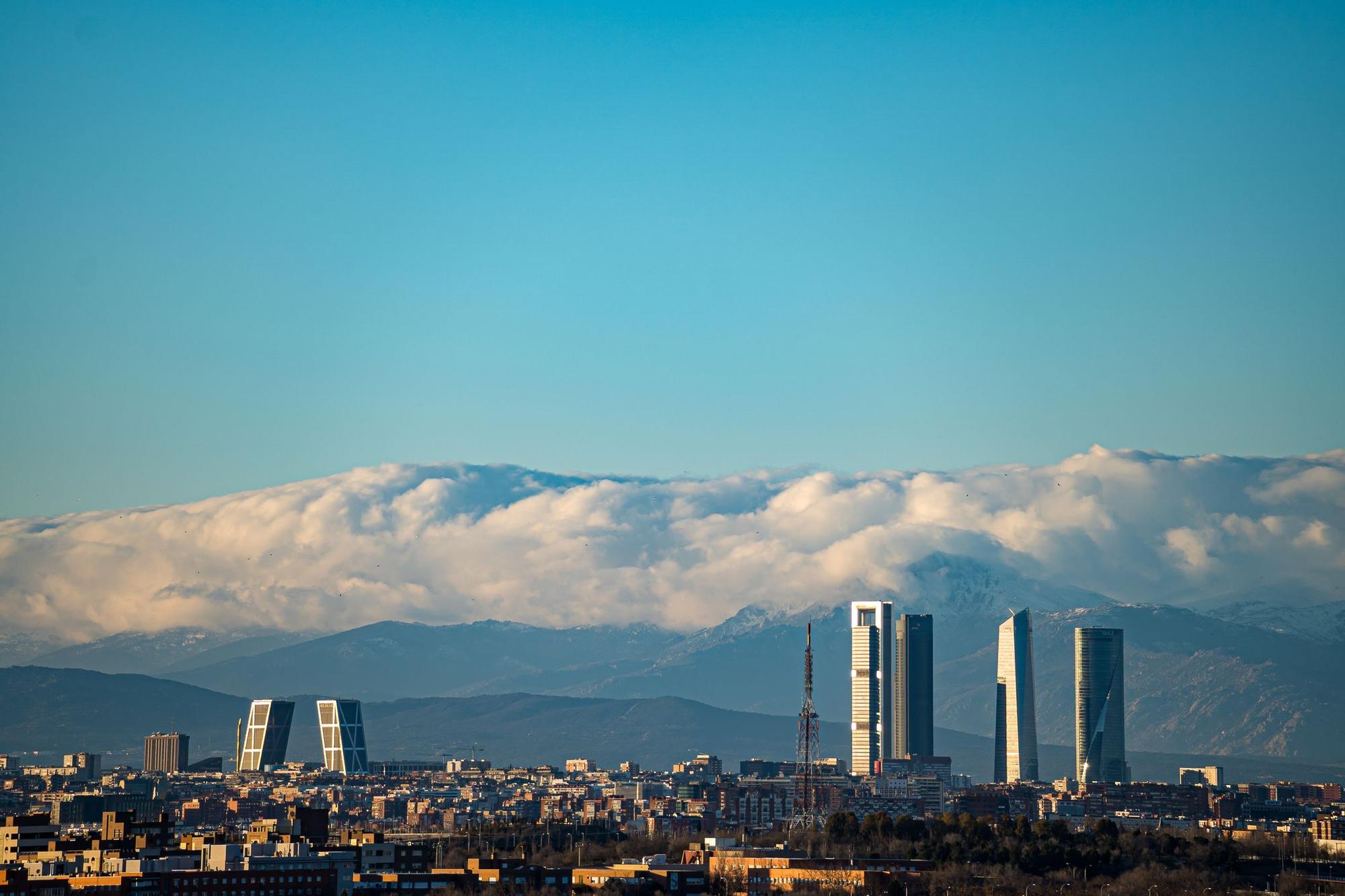 El actual skyline de Madrid está presidido por las características torres