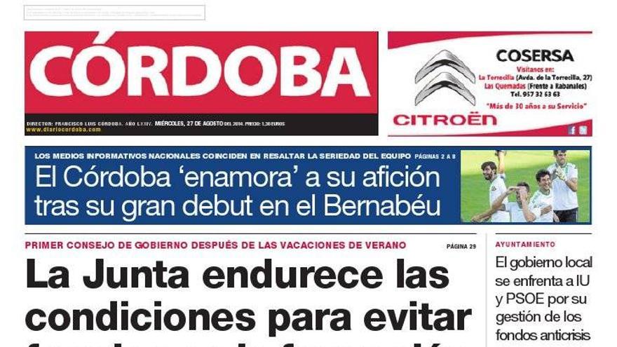 La portada de CÓRDOBA