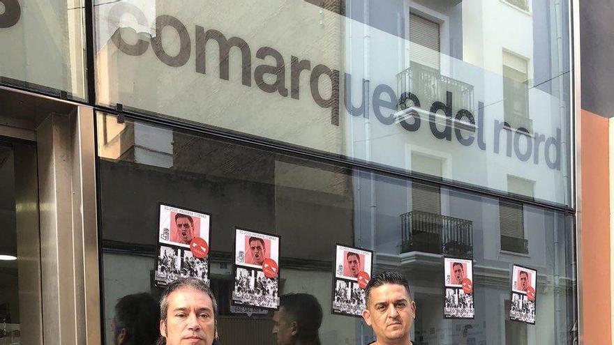 Compromís denuncia el ataque fascista a su sede de Castelló