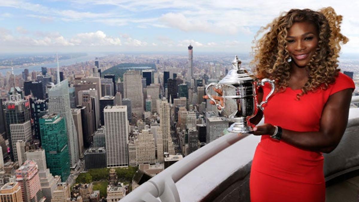 Serena Williams en el Empire State Building