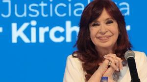 Fotografía de archivo de la vicepresidenta de Argentina, Cristina Fernández. EFE/ Juan Ignacio Roncoroni