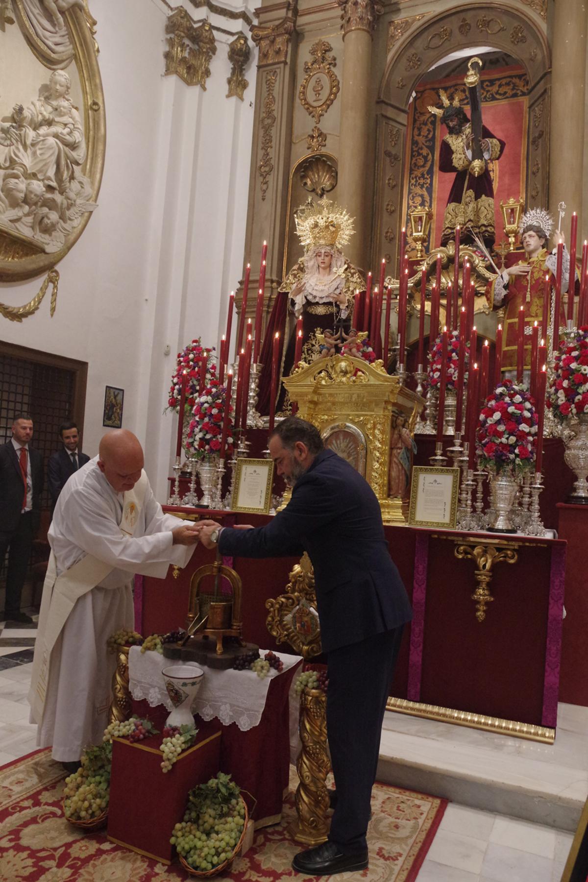 Pregón de la 74 bendición de las uvas y el mosto en la iglesia de las Catalinas
