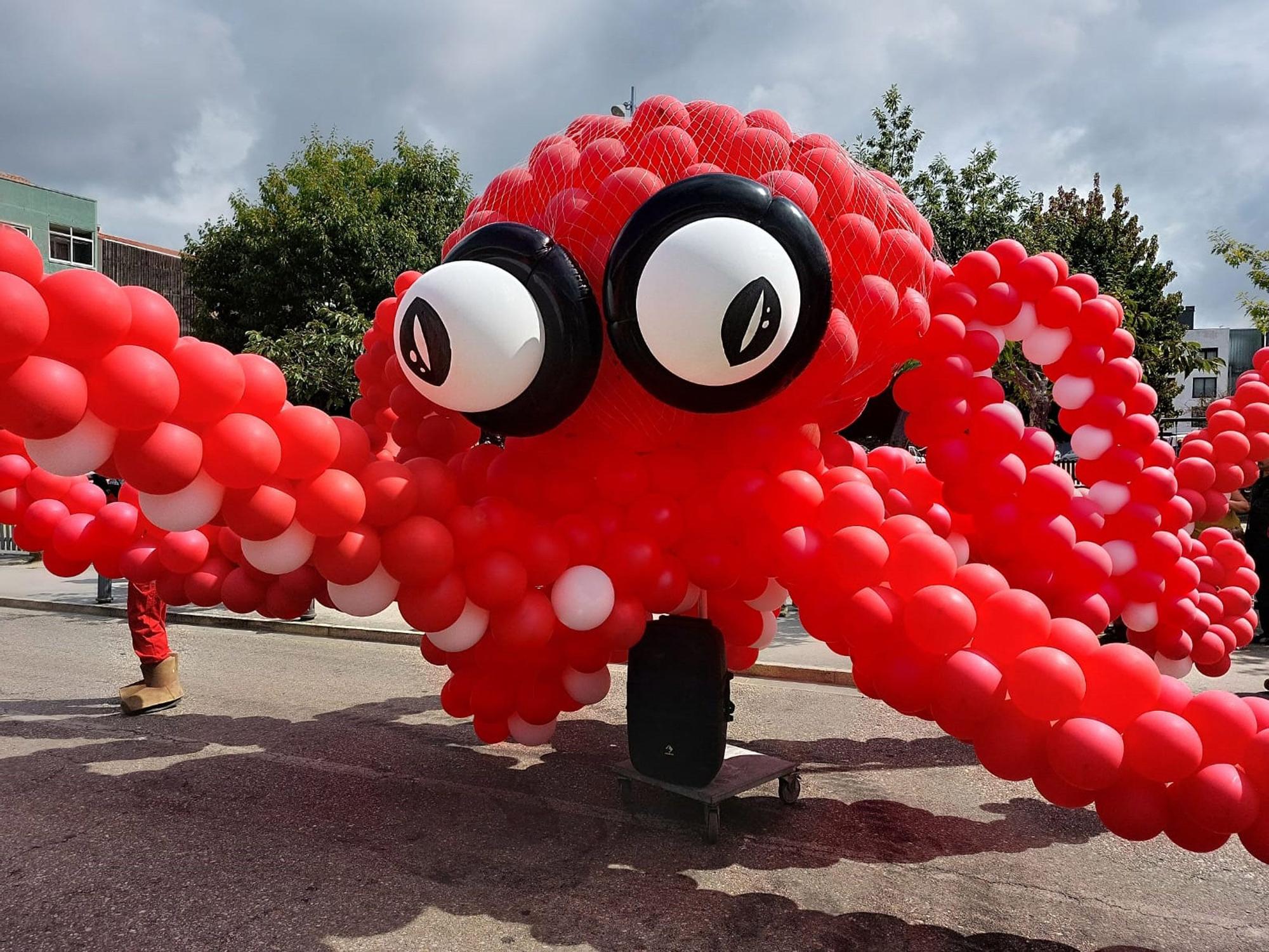 El desfile del "polbo xigante" de Bueu