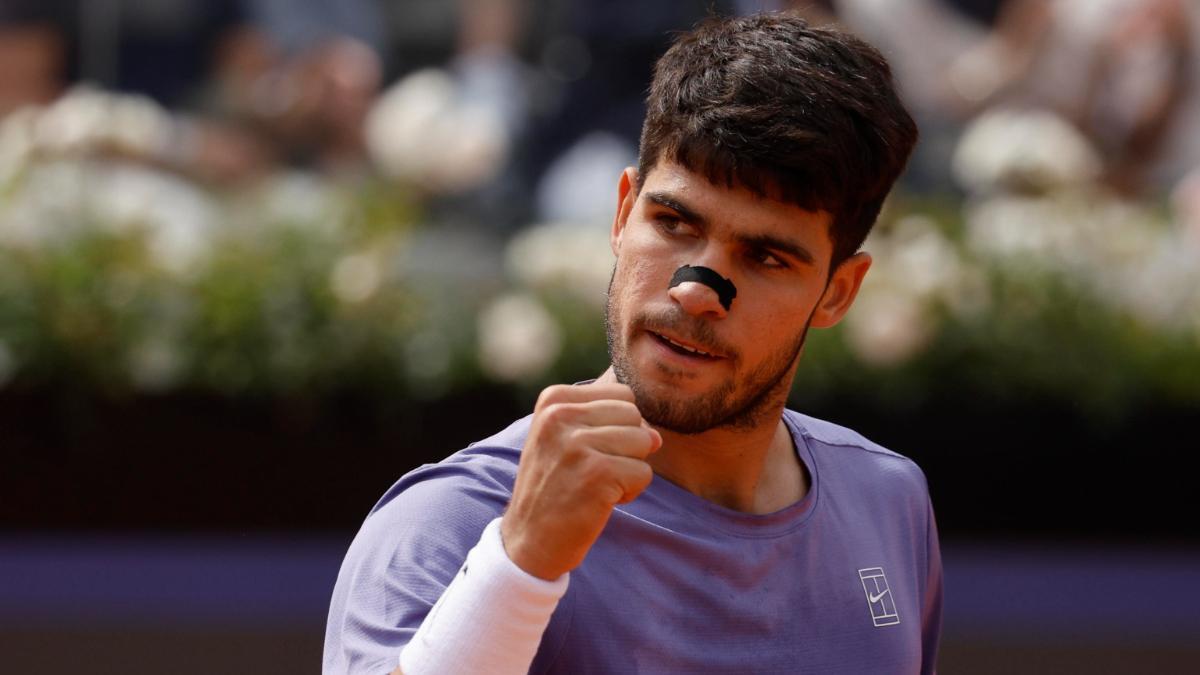 Carlos Alcaraz ya está en las semifinales del Masters 1000 de Roma 2025