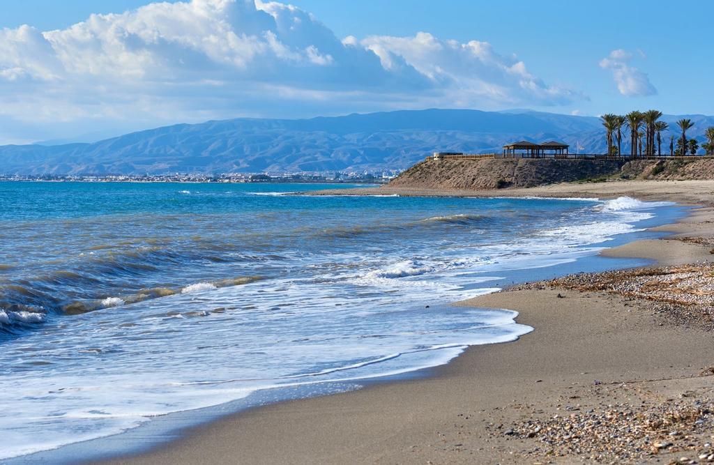 Playa de Retamar, en Almería
