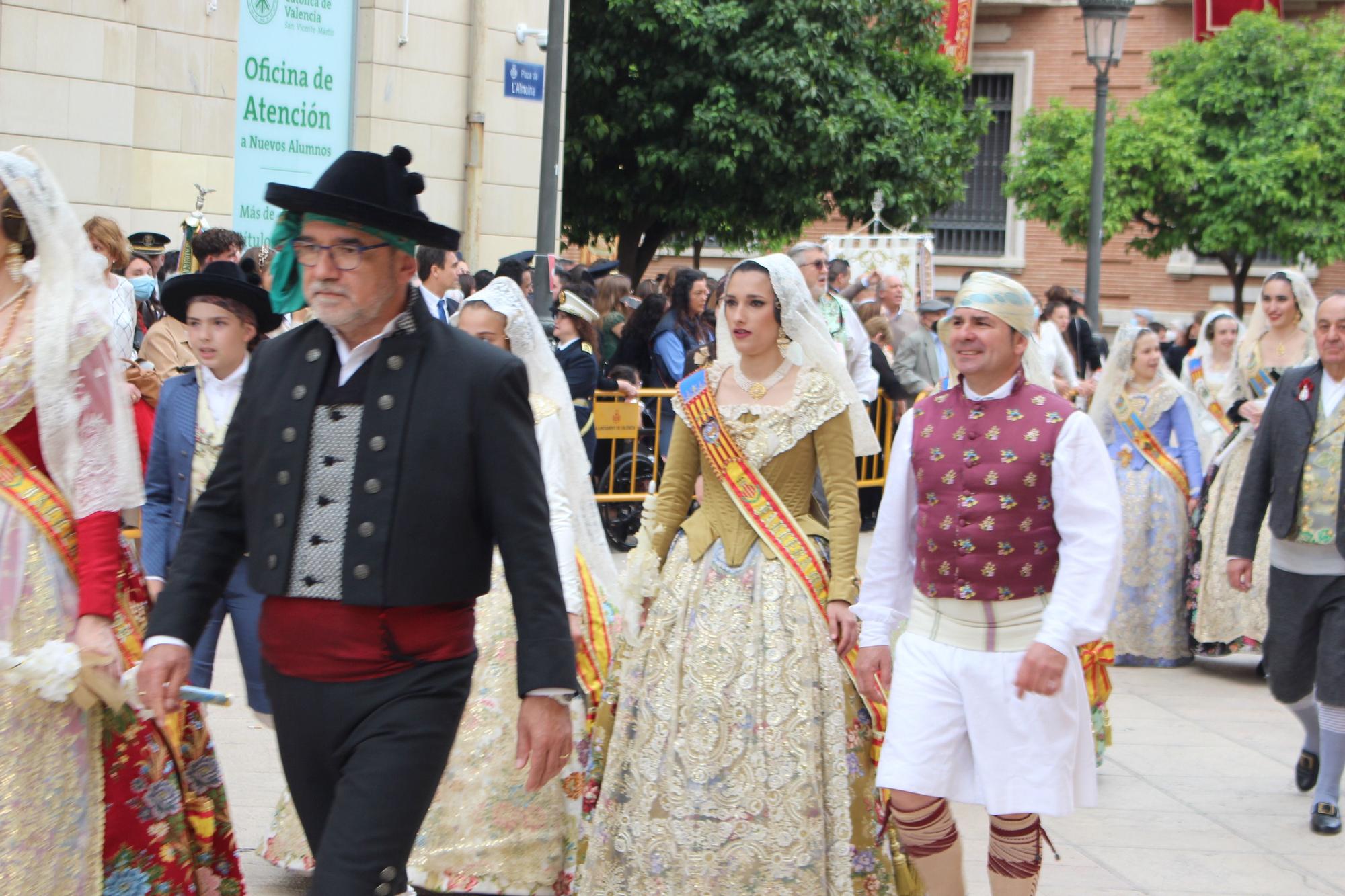 La fuerza de las Fallas en la Procesión de la Virgen (III)