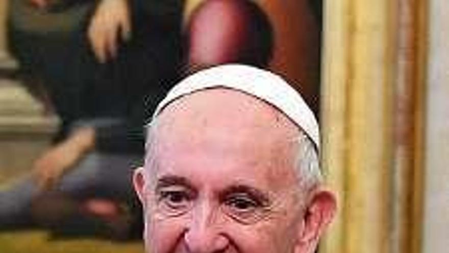 El Papa Francisco, ayer.