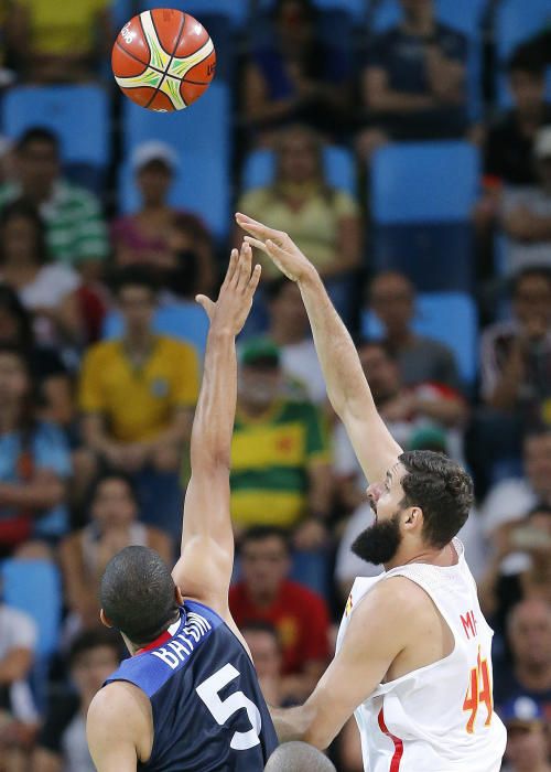 Olimpiadas Río 2016: España - Francia, baloncesto