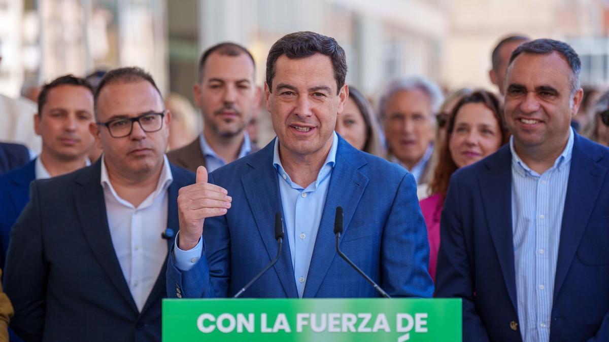 Juanma Moreno reacciona al debate y a las encuestas: "Todo indica que ...