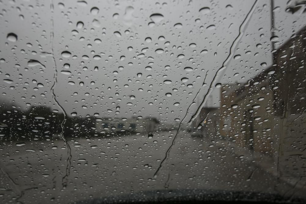 Temporal de lluvia en Elche