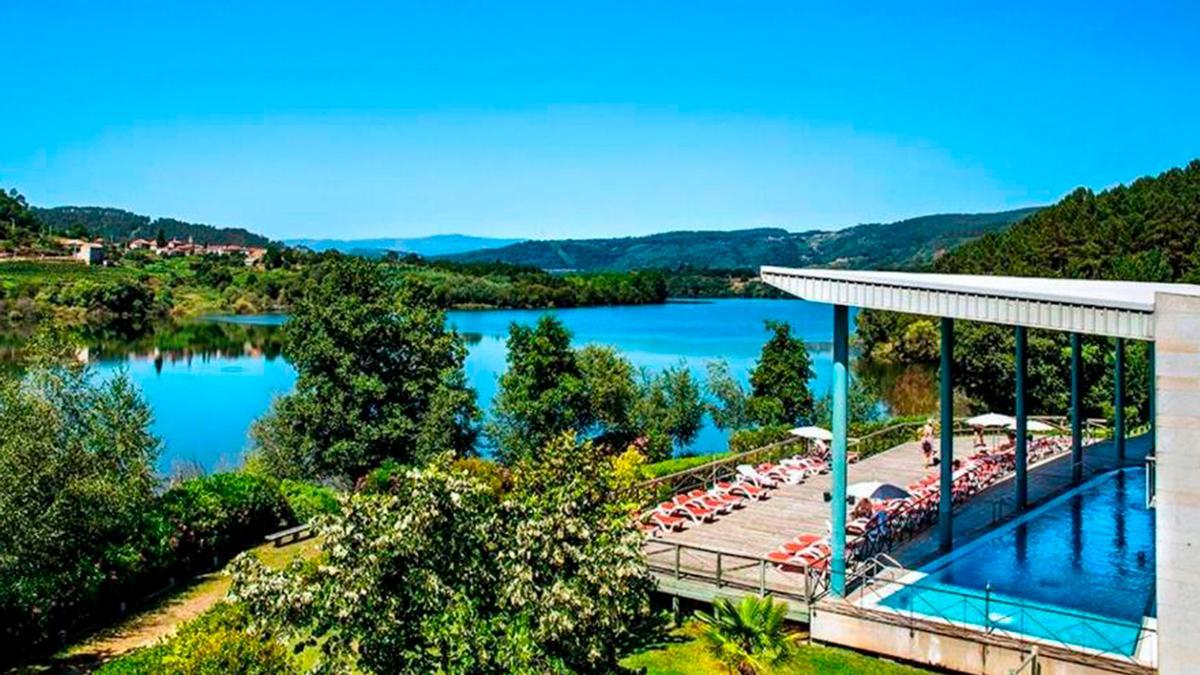 Vista de uno de los balnearios de Galicia.