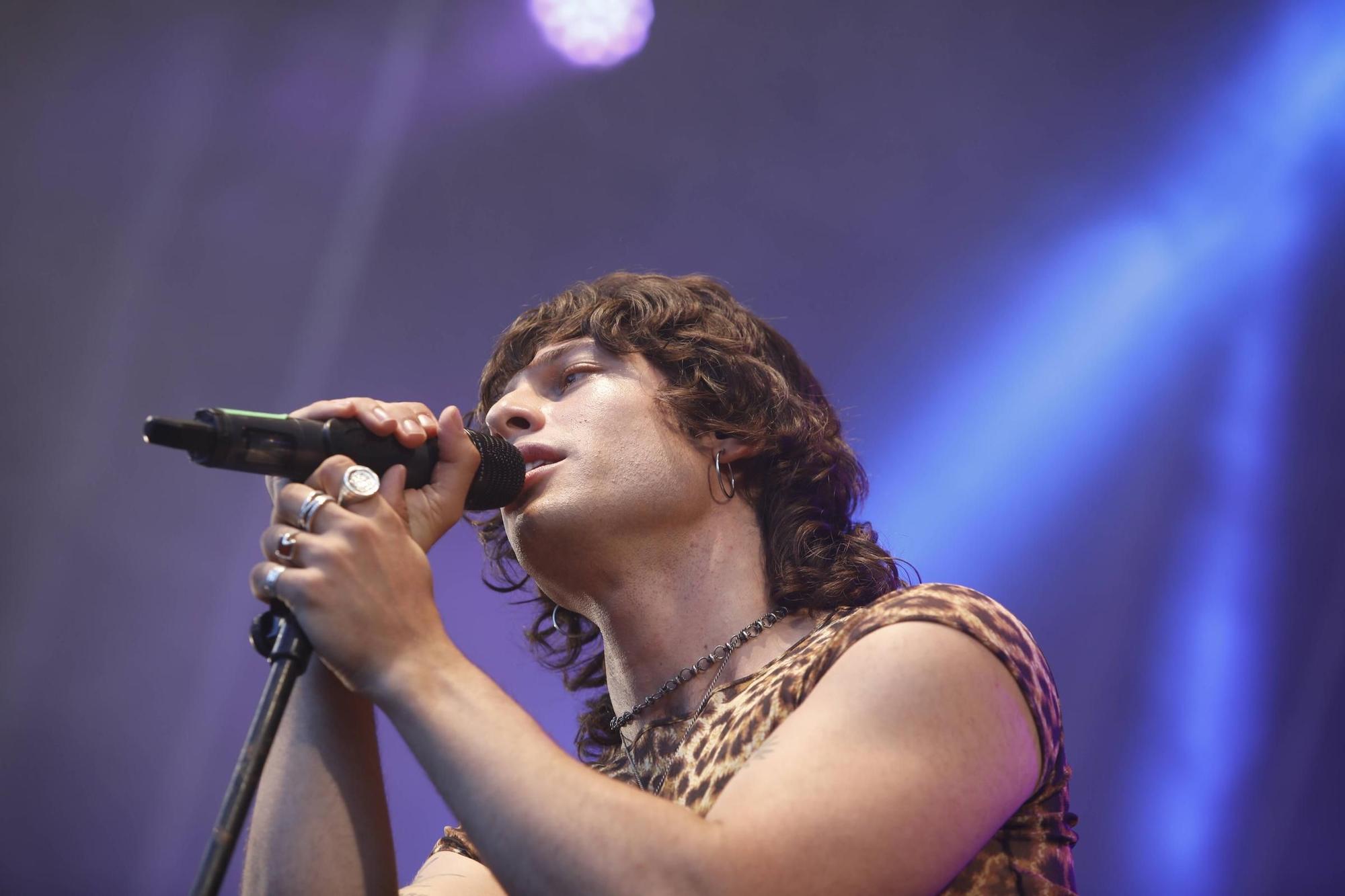 Leo Rizzi Dc El concierto de Leo Rizzi en la Plaza Mayor de Gijón, en imágenes