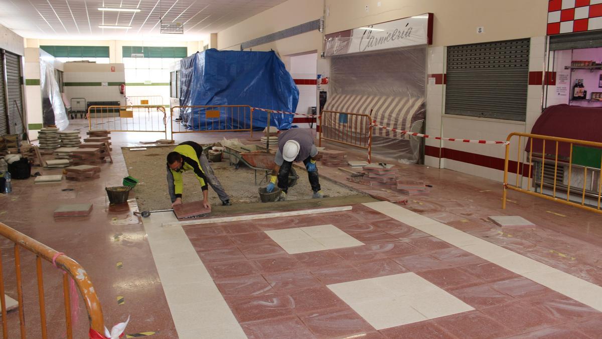 Obras en el Mercado Central de Jumilla