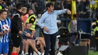 Pacheta, tras el Villarreal-Alavés: "Estoy preocupado, las sensaciones no son buenas"