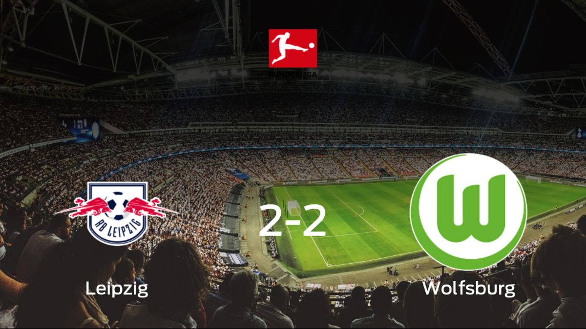 El VfL Wolfsburg logra un empate ante el RB Leipzig (2-2)