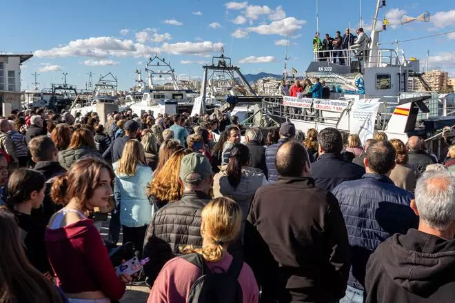 Los pescadores de La Vila Joiosa protestan por los recortes de la UE
