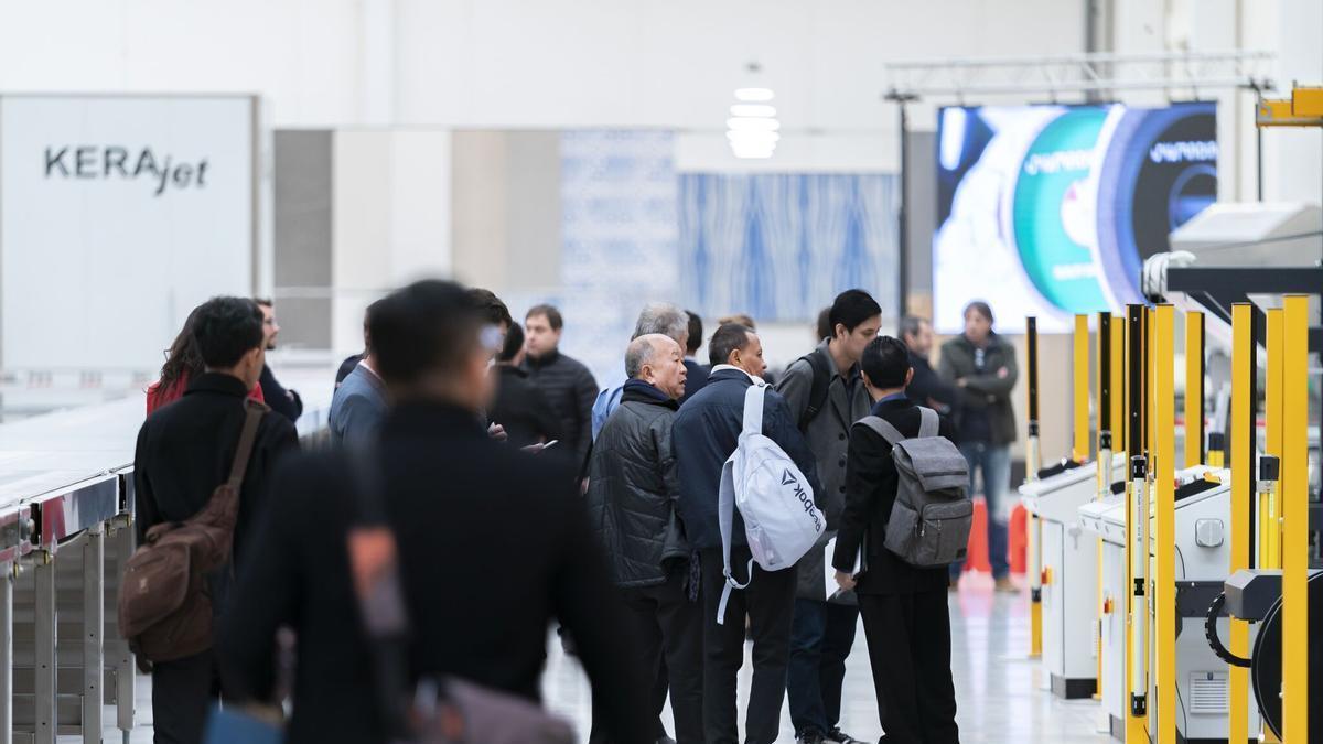 La feria reúne en las instalaciones de Kerajet a las empresas más punteras de maquinaria cerámica.