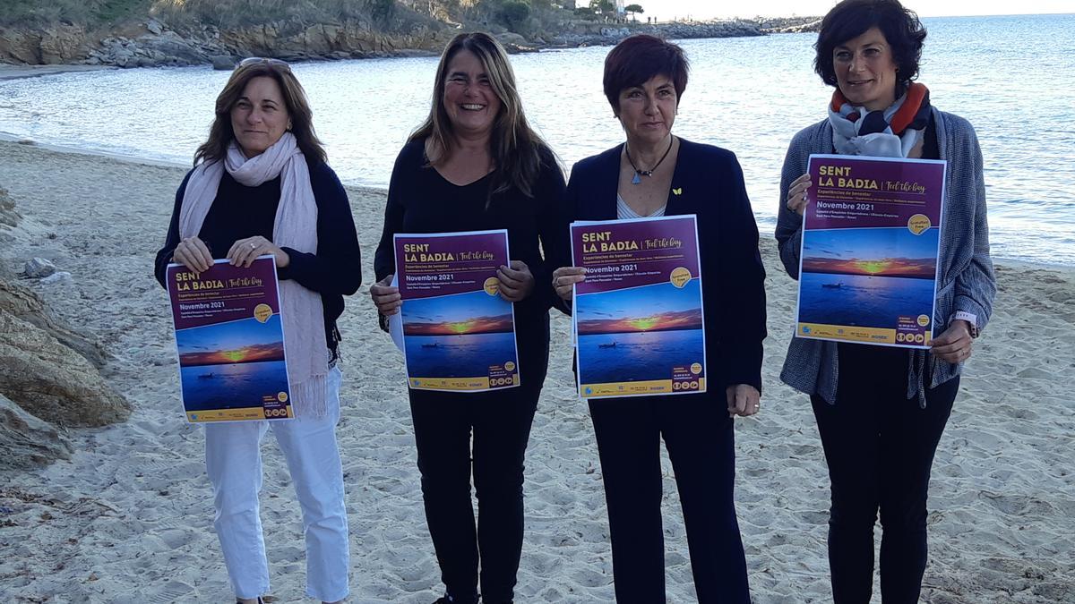 Els regidores de Turisme dels quatre municipis participants al festival