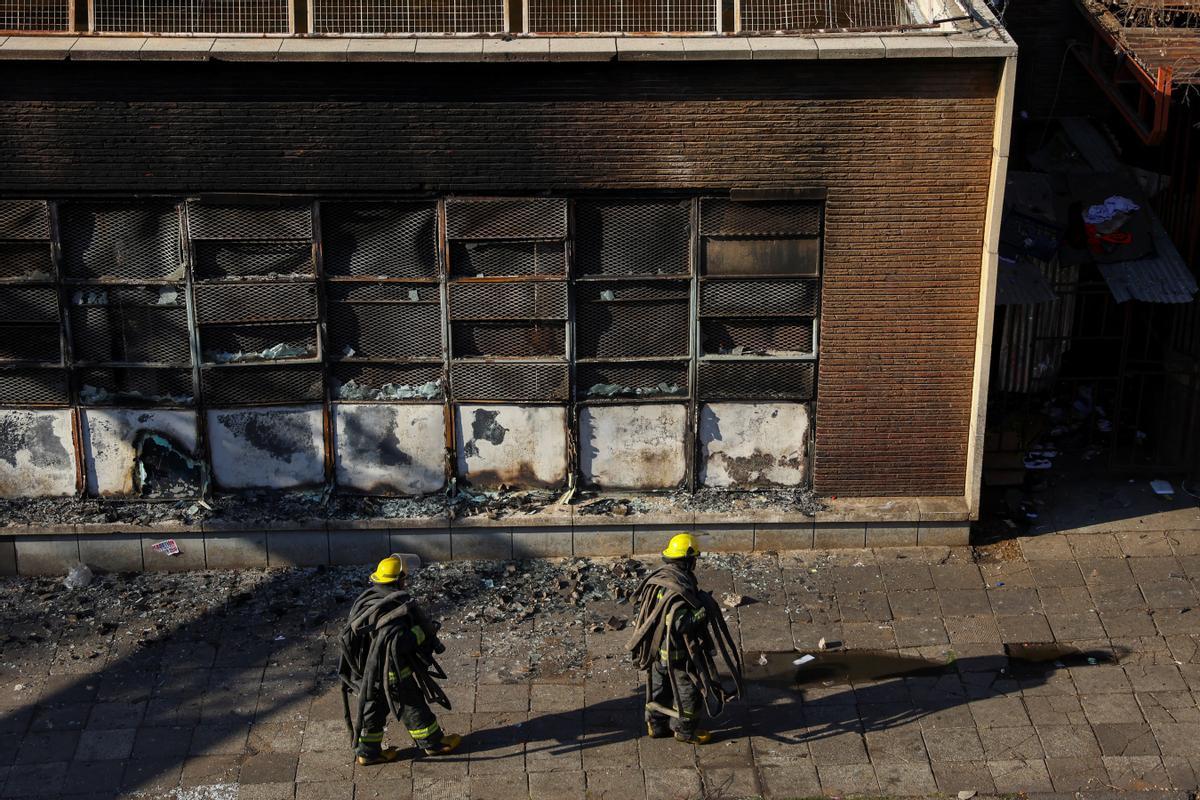 Incendio mortal en un edificio de Johannesburgo