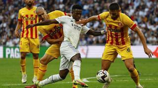 El Real Madrid tropieza ante el Girona en el Bernabéu