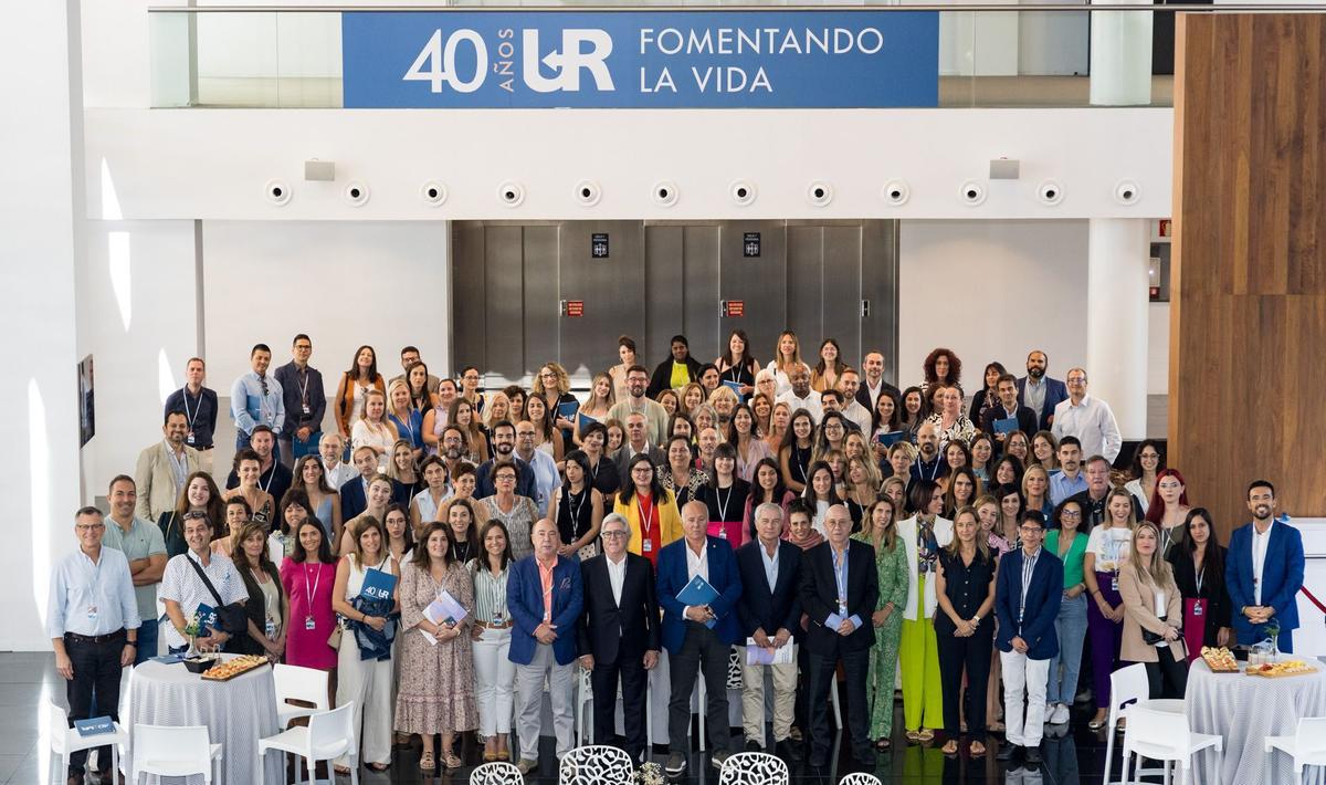 Equipo del Grupo UR Internacional en el V Congreso anual celebrado en el Auditorio de la Diputación de Alicante (ADDA).