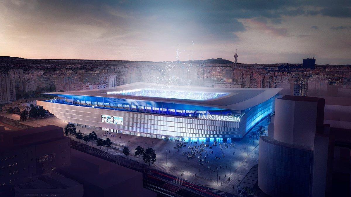 Recreación del nuevo estadio del Real Zaragoza.