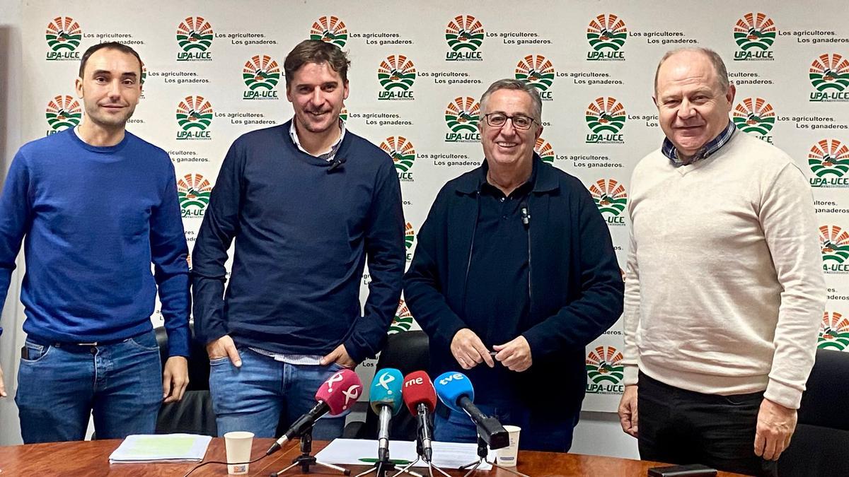 Presentación del balance de UPA-UCE este martes en Mérida.