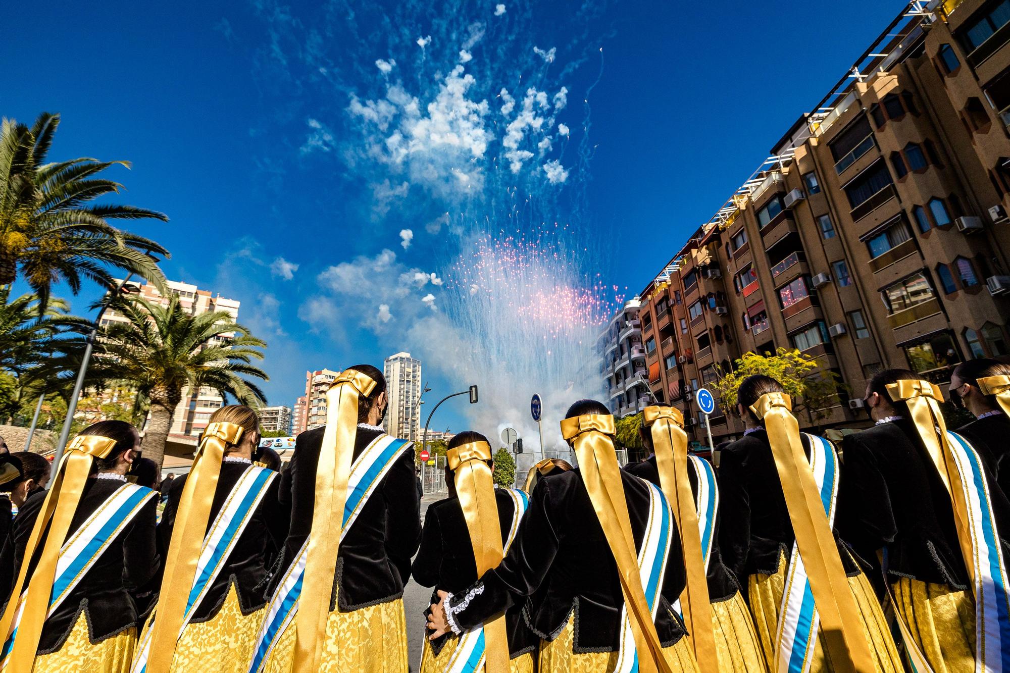 Mascletà en las Fiestas Patronales de Benidorm