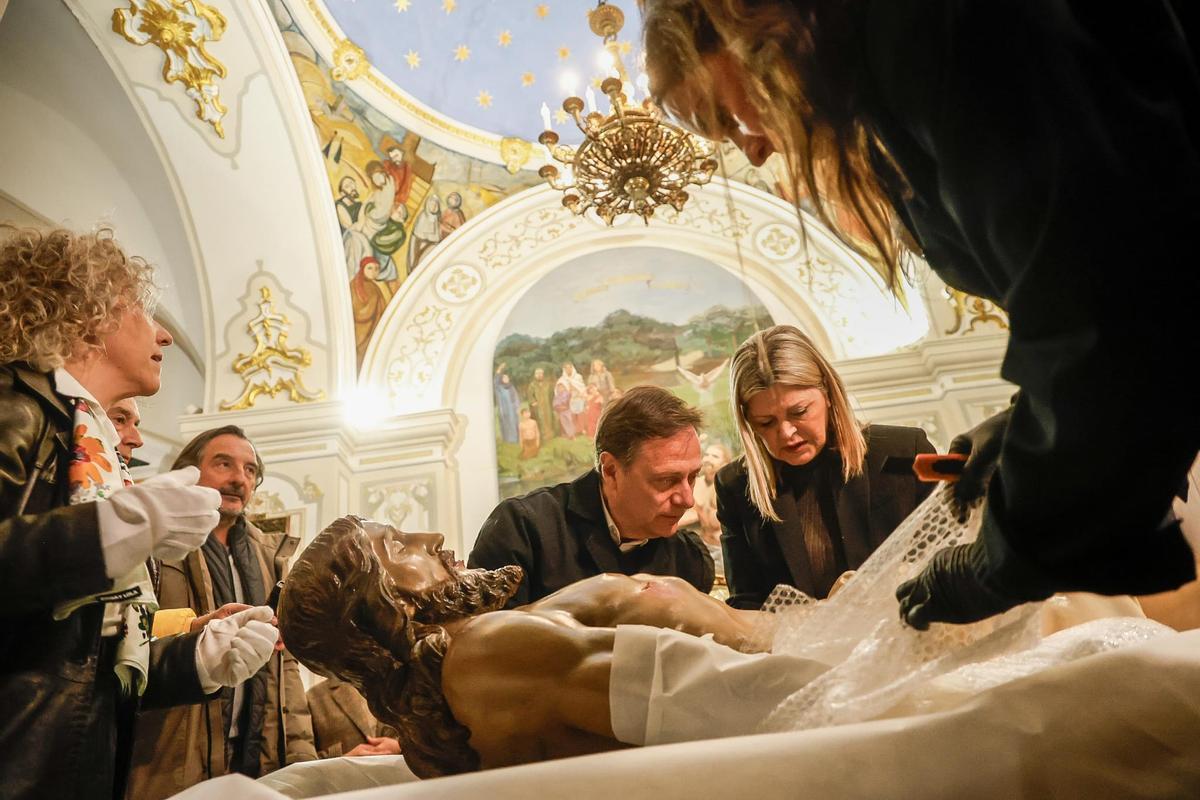 La consellera Mari Carmen Ortí a Paiporta