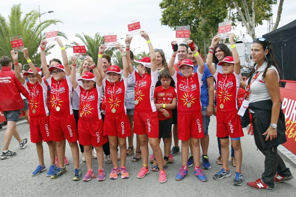 La Vuelta a España a su llegada a Alhama de Murcia