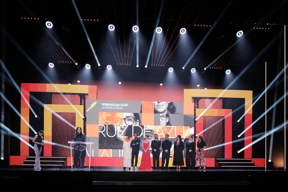 La gala de entrega del Premio Málaga Talent a la directora Alauda Ruiz de Azúa, en imágenes