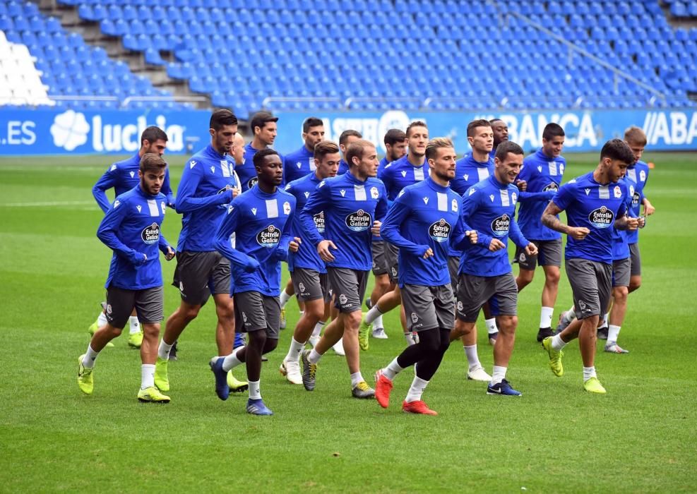 El Dépor prepara en Riazor el duelo de Las Palmas