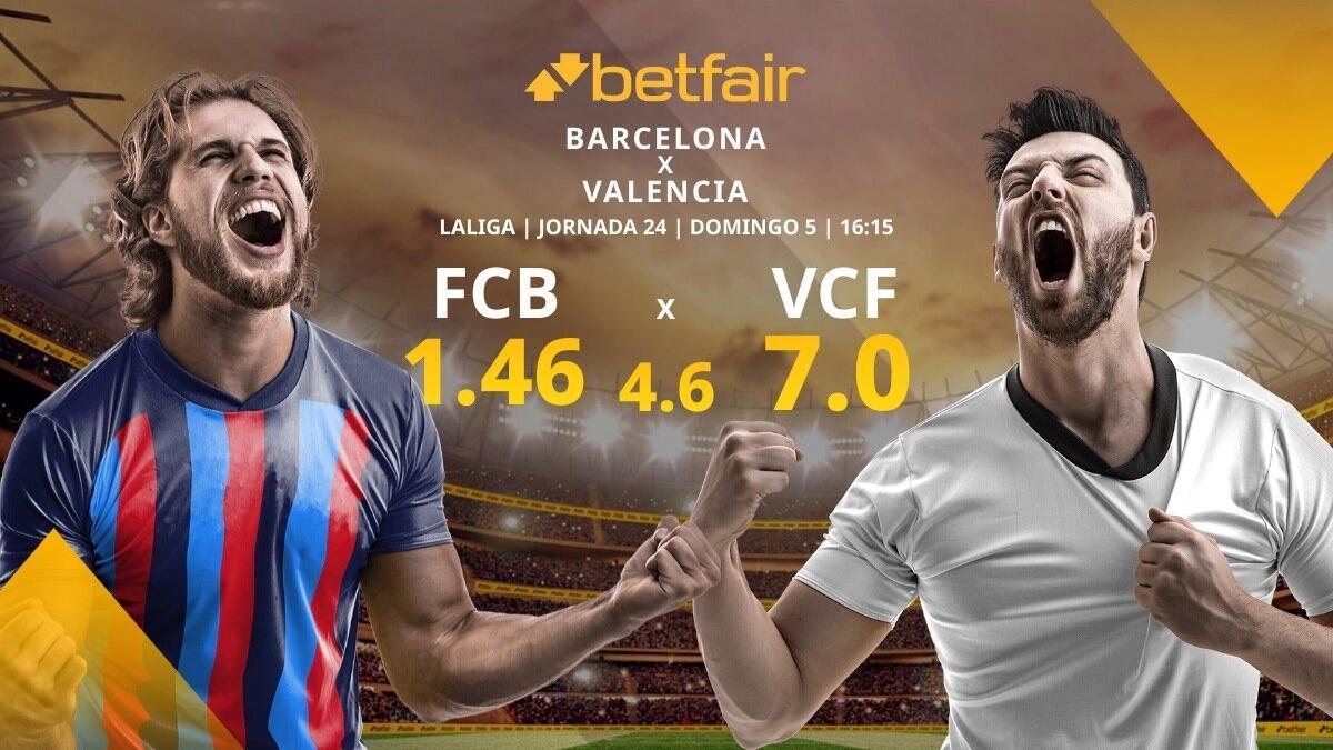 FC Barcelona vs. Valencia CF: alineaciones, horario, TV, estadísticas y pronósticos