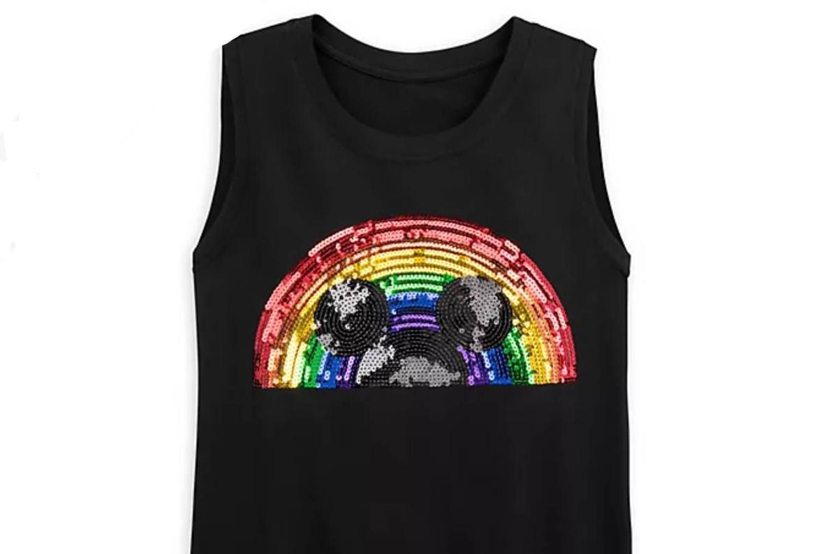 Camiseta arcoíris de Disney
