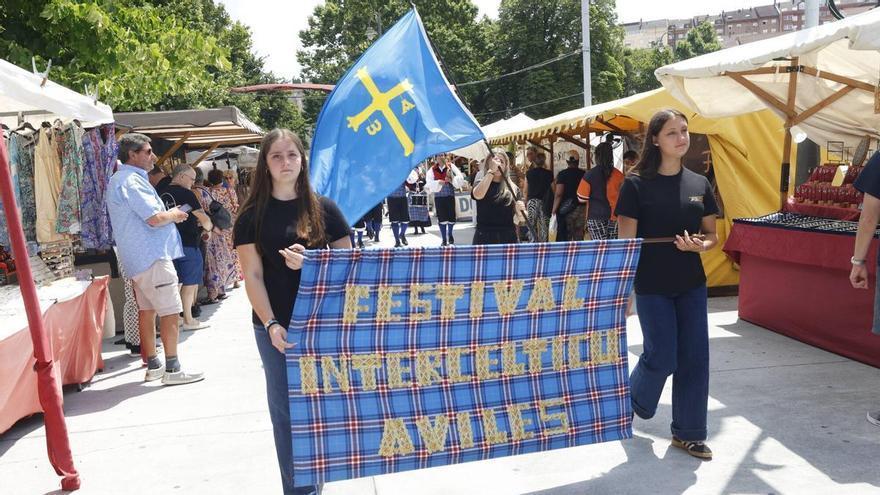 En imágenes: el mercado celta del festival Intercéltico de Avilés