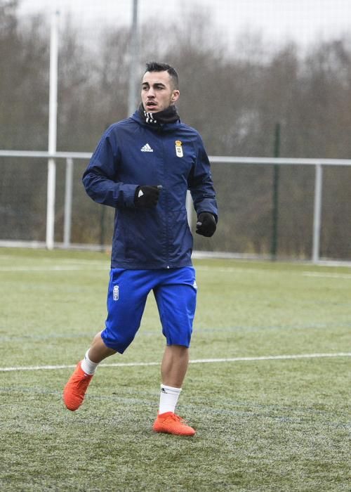 Entrenamiento del Real Oviedo en Tensi