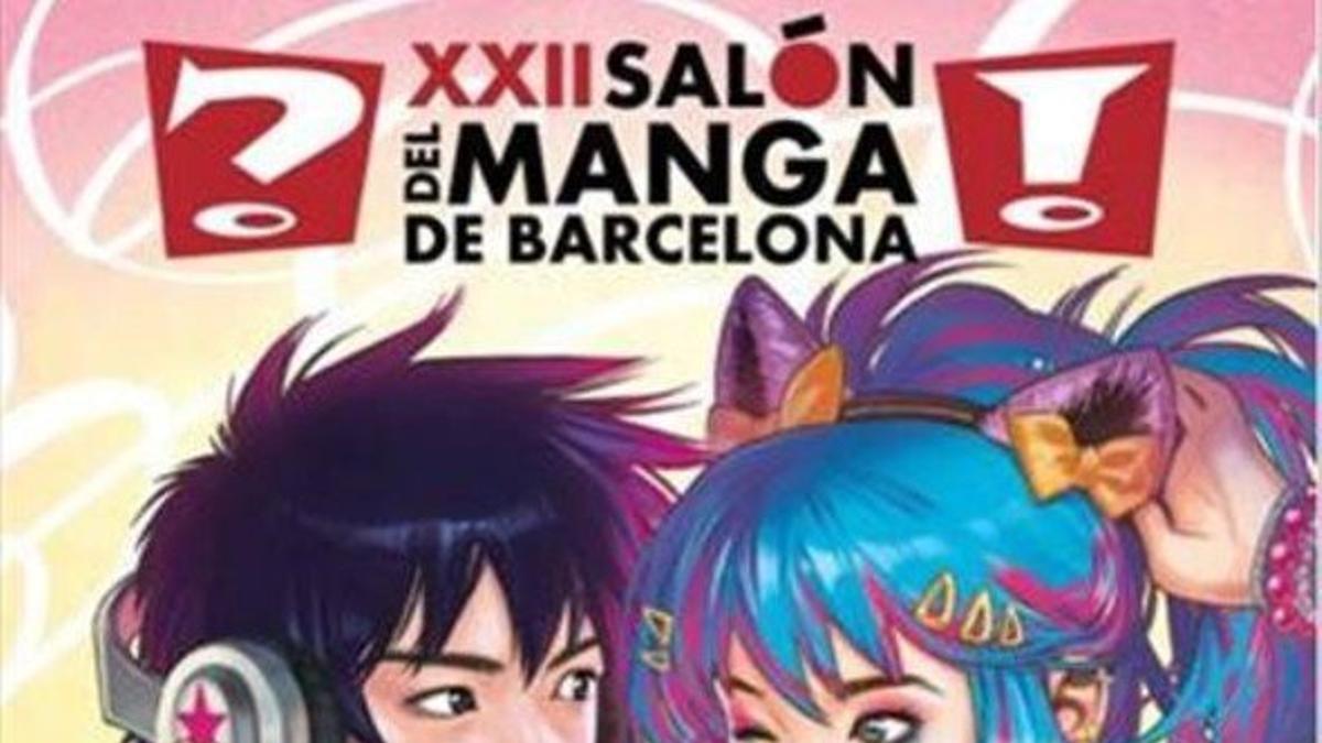 Cartel del Salón del Manga 2016, obra de Belén Ortega.