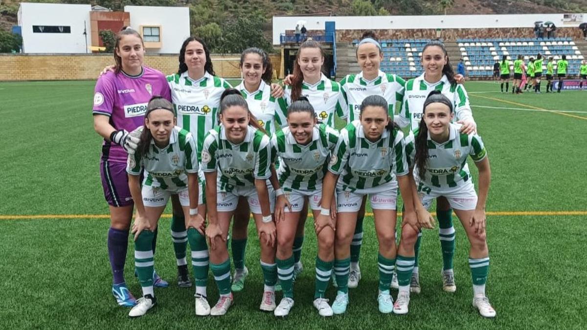 Once inicial del Córdoba CF Femenino ante el Femarguín.