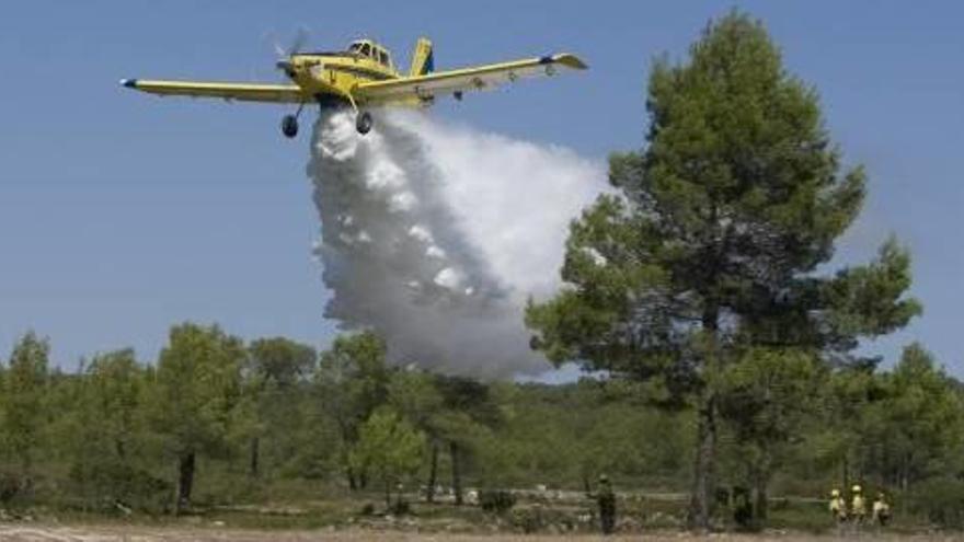 Remodelan el aeródromo de Enguera para agilizar la extinción de incendios