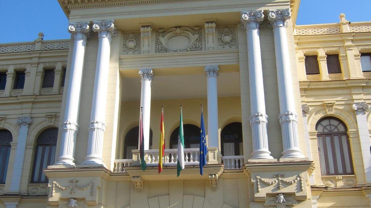 Fachada Del Ayuntamiento De Málaga.