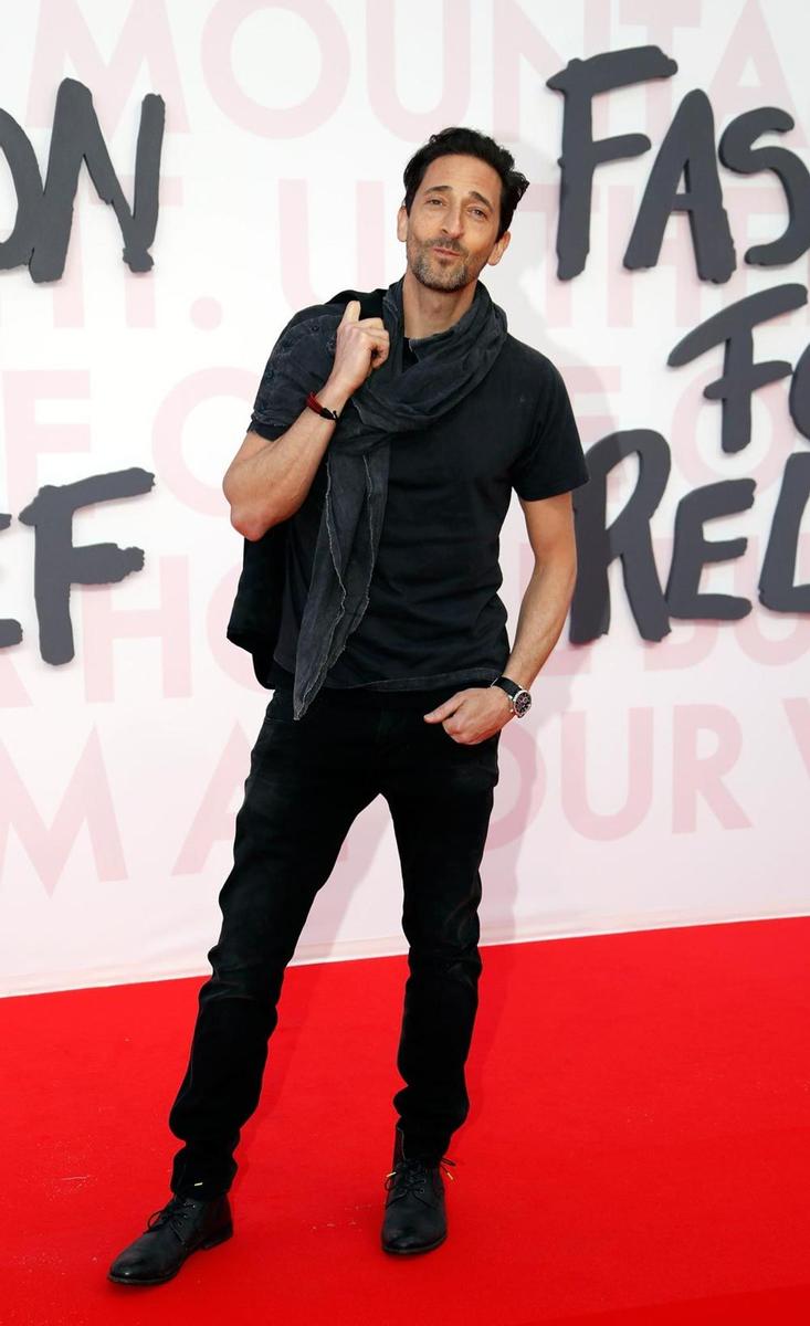 Adrien Brody, en la gala 'Fashion for relief' en Cannes