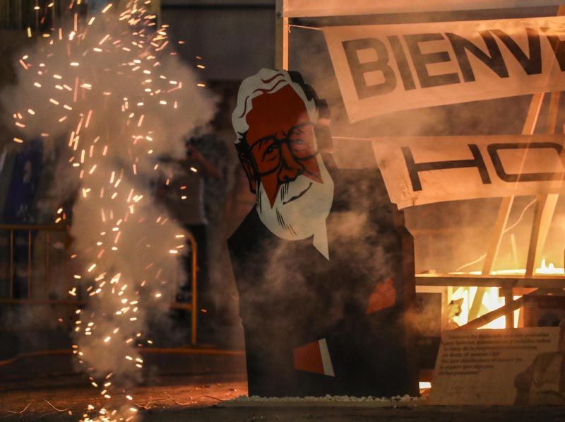 Cremà de la falla de Berlanga