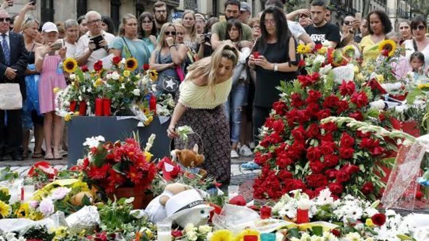 «Estic content d&#039;estar avui aquí a la Rambla», Stefano, turista italià