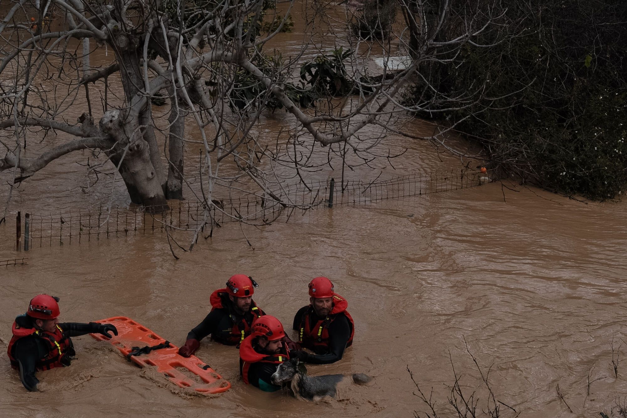 Inundaciones en Cártama y labores de rescate